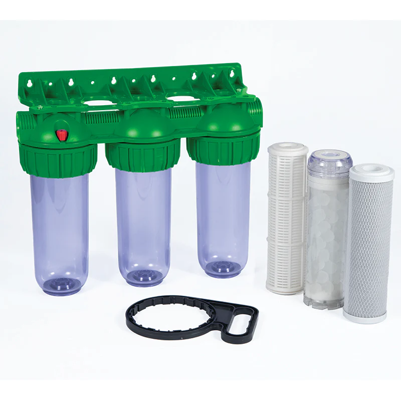 Orti̇max 10" 3 Lü Bi̇na Gi̇ri̇ş Fi̇ltrasyon Arıtma Si̇stemi̇ - Image 3